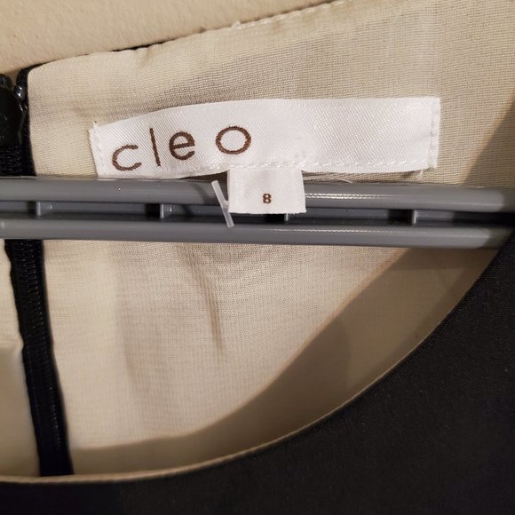 Cleo Brown, Black and white dress, size 8 - Picture 2 of 3